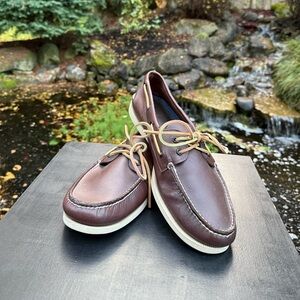 Men’s Sperry Topsider Leather Boat Shoe Size E 13